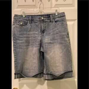 EUC INC light denim jeans shorts.